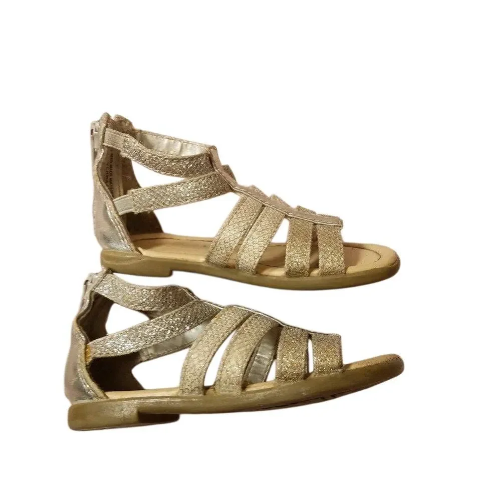 Children's Place Gold Sandals 5